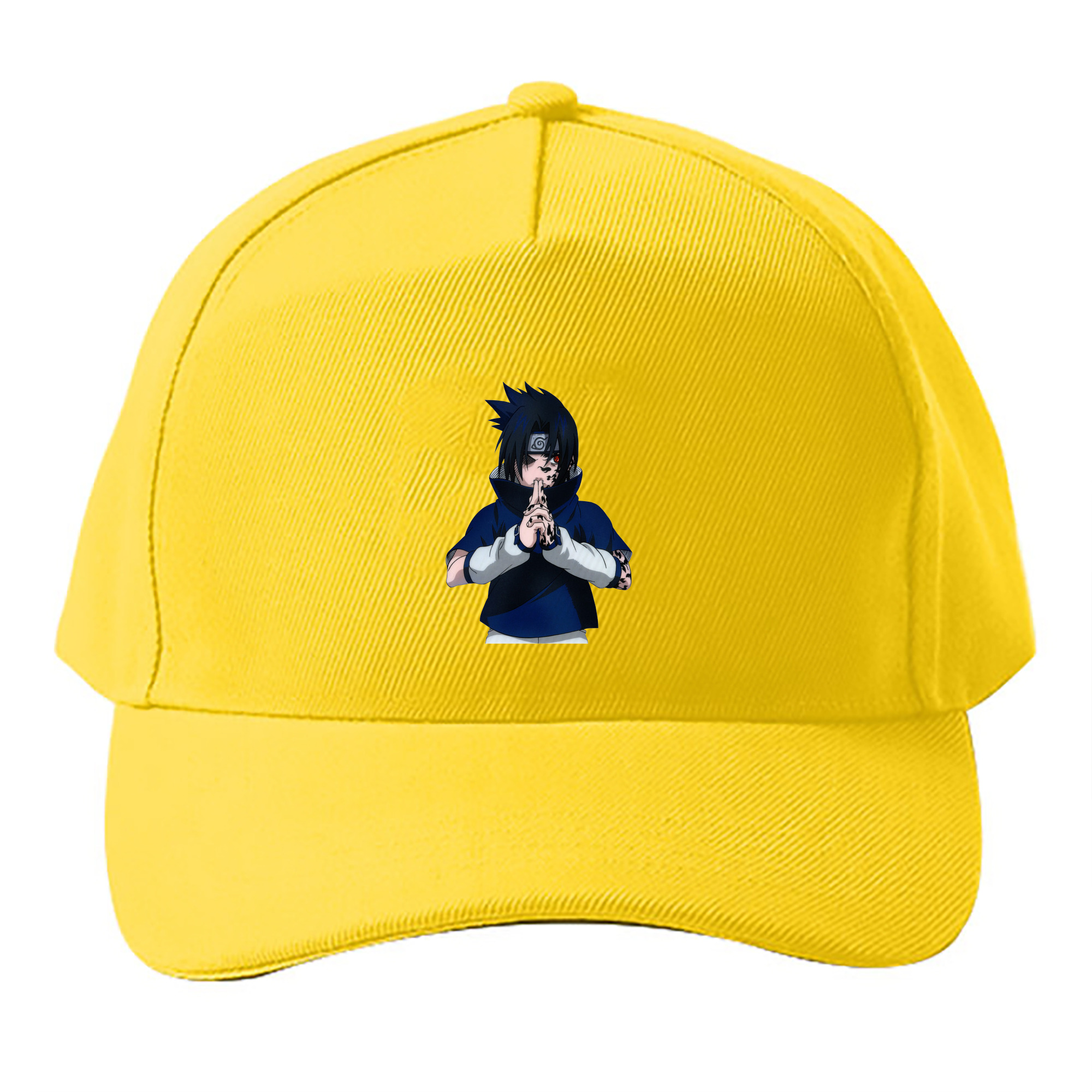 （画像用） NARUTO -ナルト- うちは サスケ Uchiha Sasuke ベースボールキャップ 綿100％ 男女兼用 帽子 スポーツ